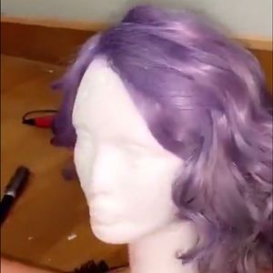 Lace front wig